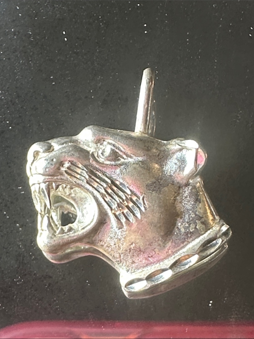 925 Silver Panther or Cougar Head Pendant